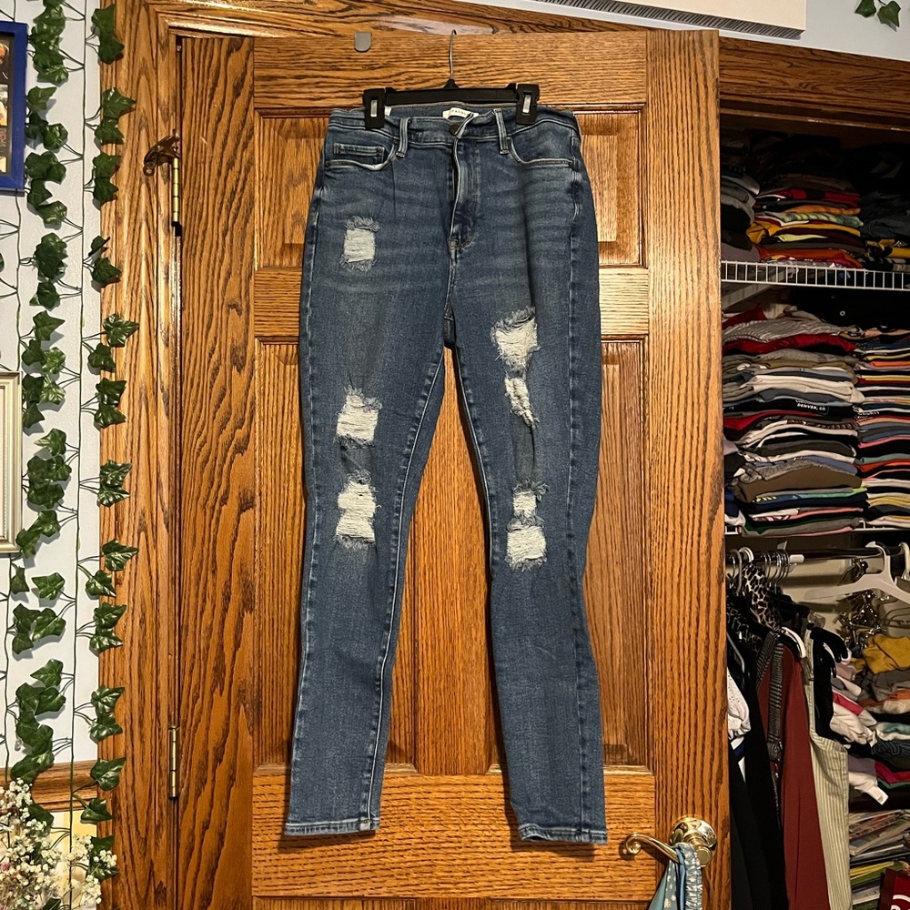 Pac Sun high-rise ripped jeans